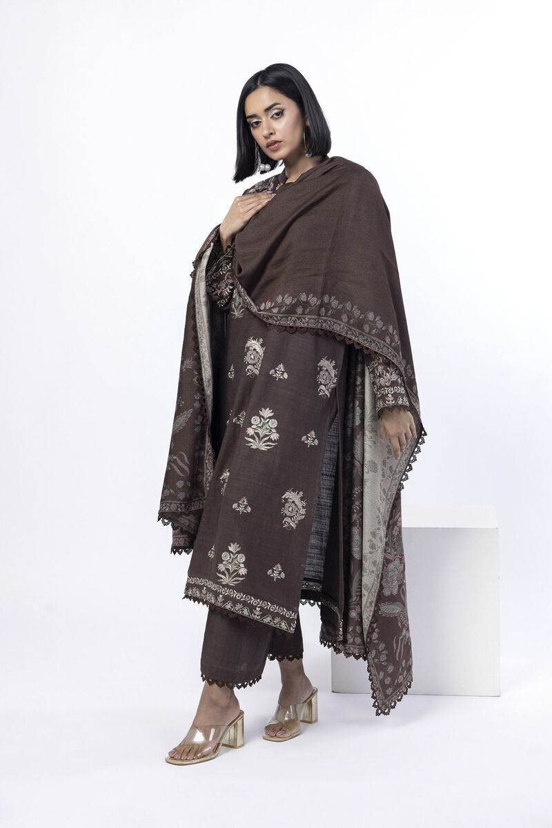 Embroidered | Khaddar | Tailored 3 Piece | USD 70.00