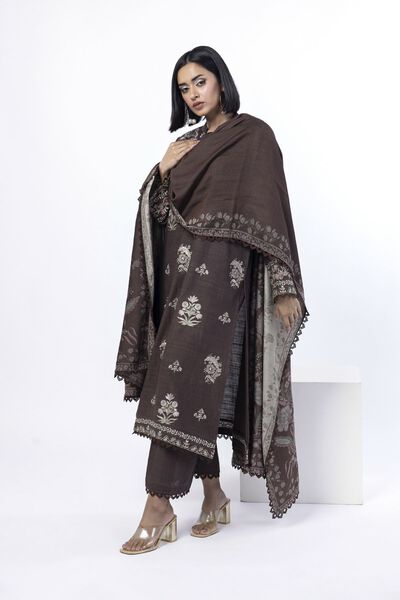 Embroidered | Khaddar | Tailored 3 Piece | USD 70.00