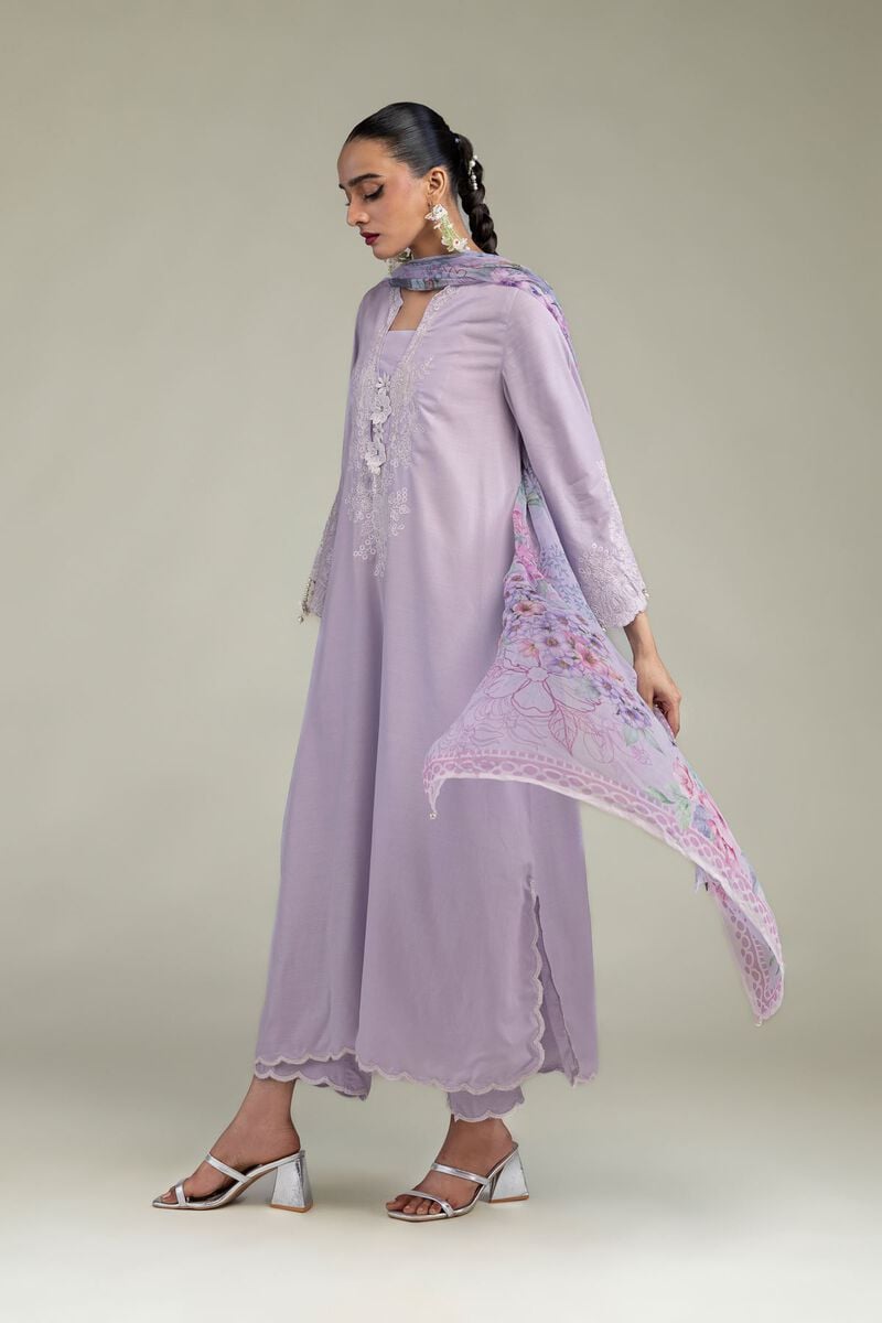 Embroidered | Chiffon | Chiffon Floral Dupatta | USD 30.00