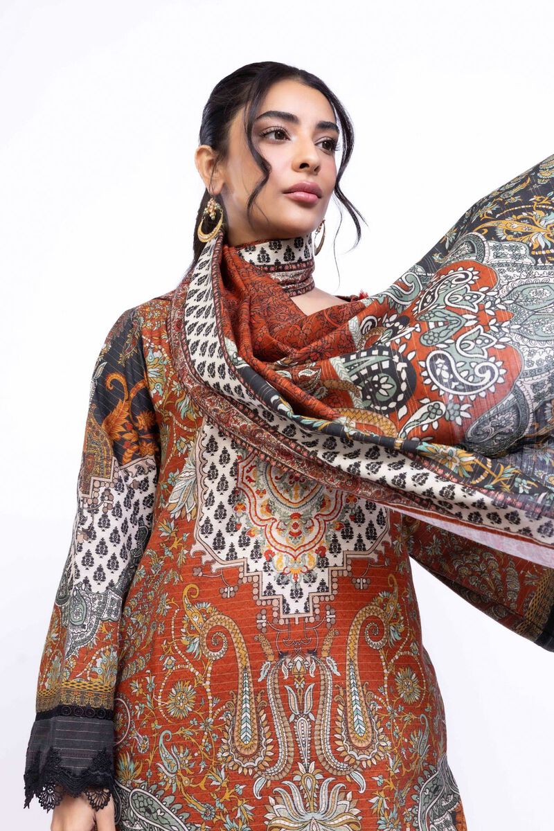 Printed | Mesuri Khaddar | Dupatta | USD 17.00