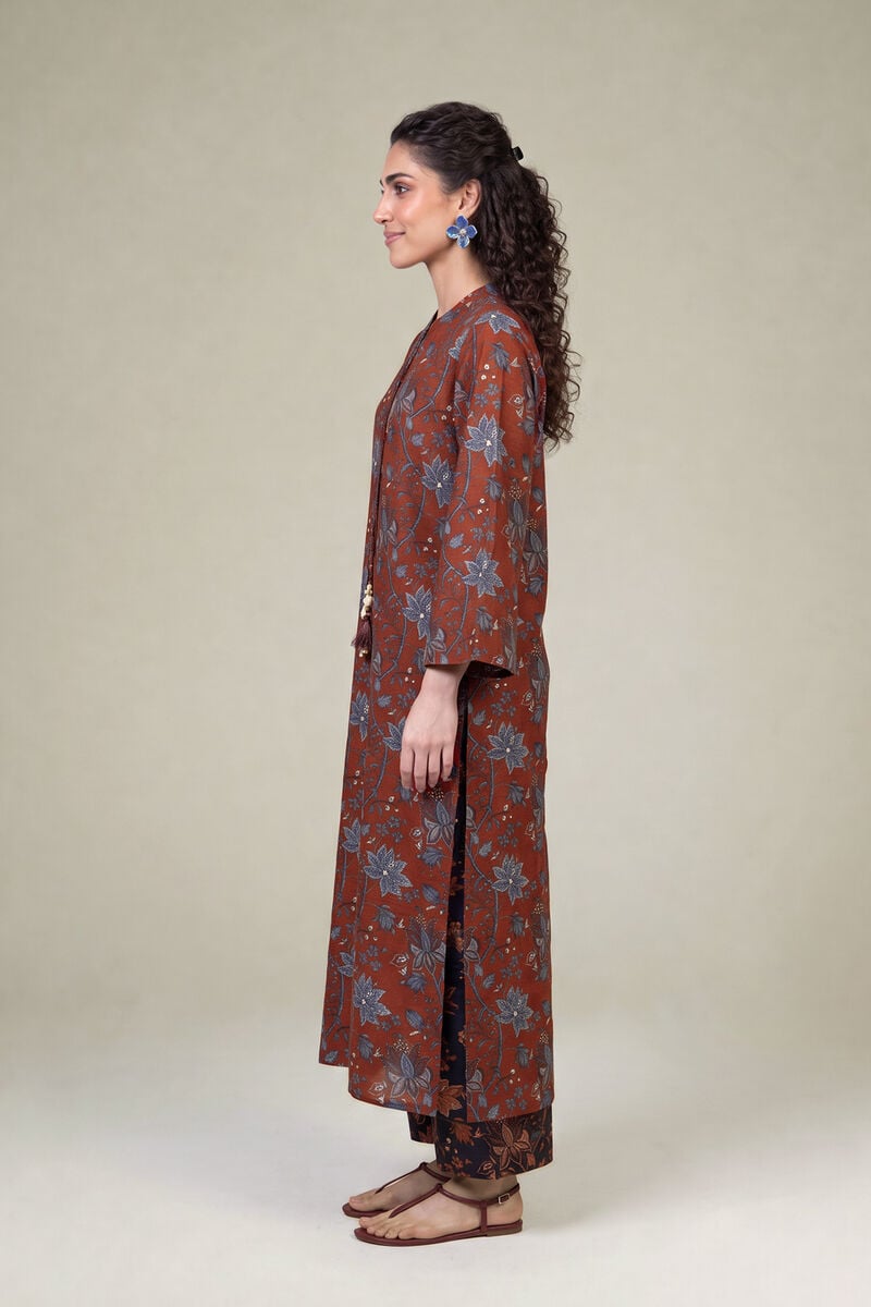Printed | Light Khaddar | Long Khaddar Kurta | USD 35.00