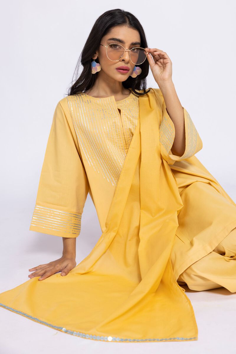 Dyed Embroidered | Lawn | Stole | null