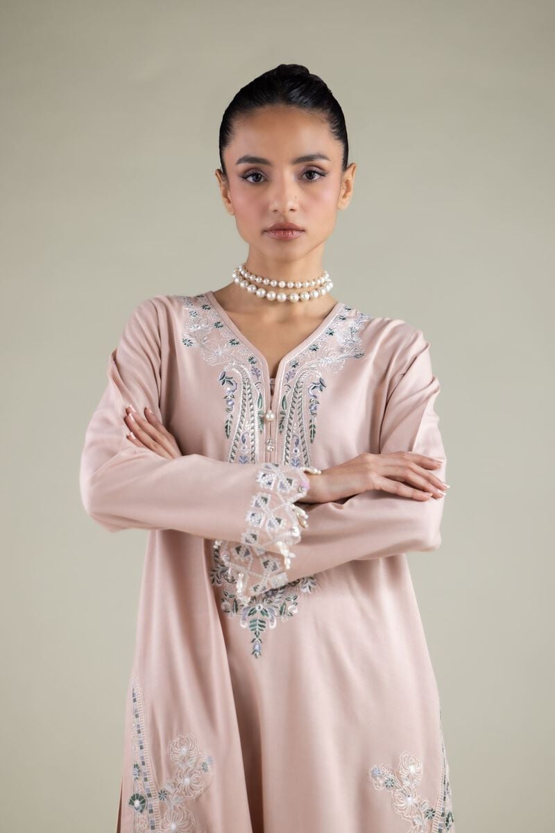 Embroidered | Raw Silk | Kurta | USD 70.00