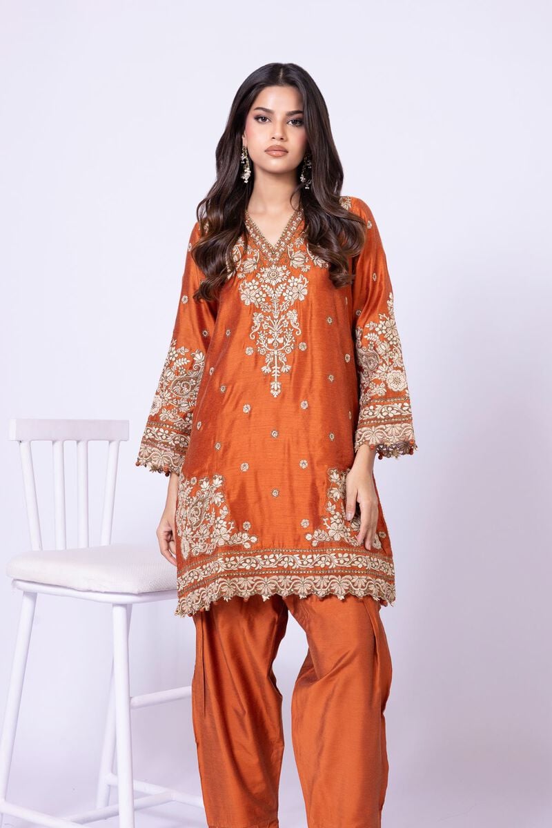 Embroidered | Viscose Polyester Net | Kurta | USD 35.00