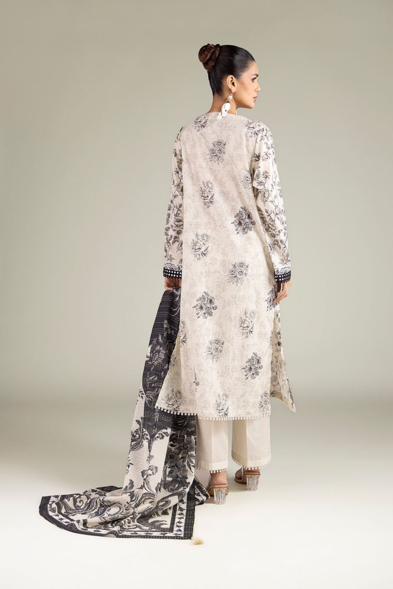 Embroidered | Mesuri Dobby | Floral Tailored 3-Piece | USD 70.00