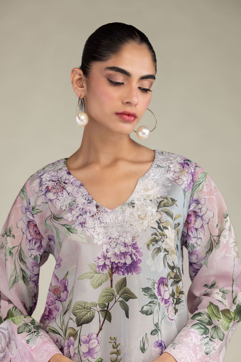 Embroidered | Blended Viscose | Floral Viscose Kurta | USD 55.00