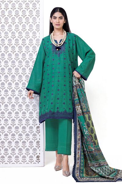 Embroidered | Light khaddar Messuri | Tailored 3 Piece | USD 40.00