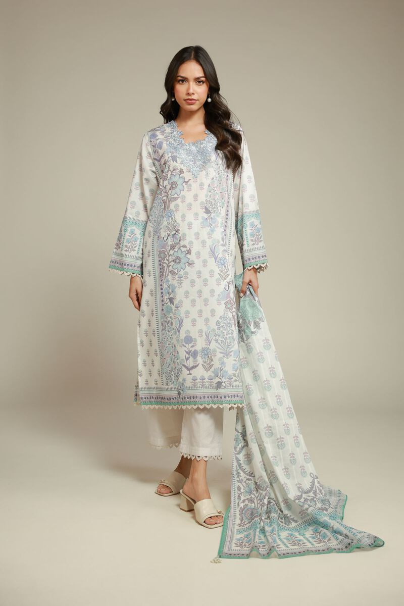 Embroidered | Textured Lawn | Tailored Lawn 3-Piece | USD 65.00