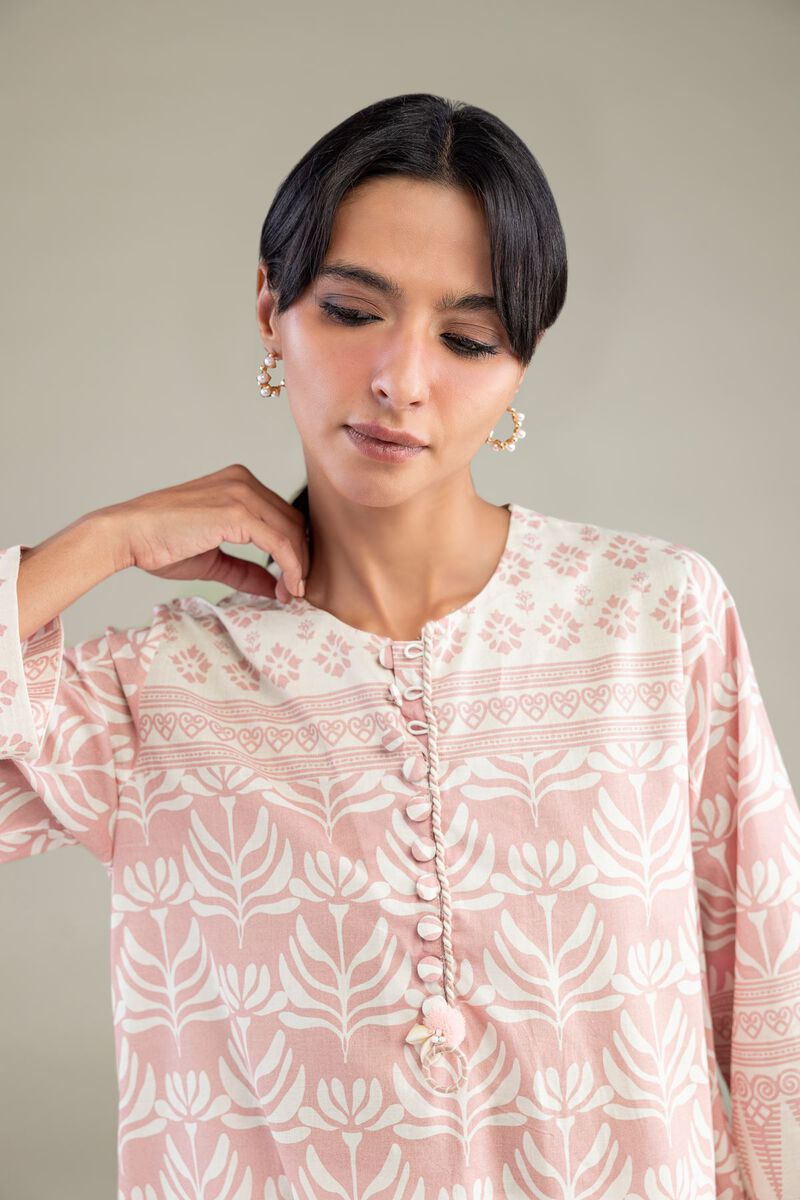 Cambric | Floral Pink Kurta | USD 35.00
