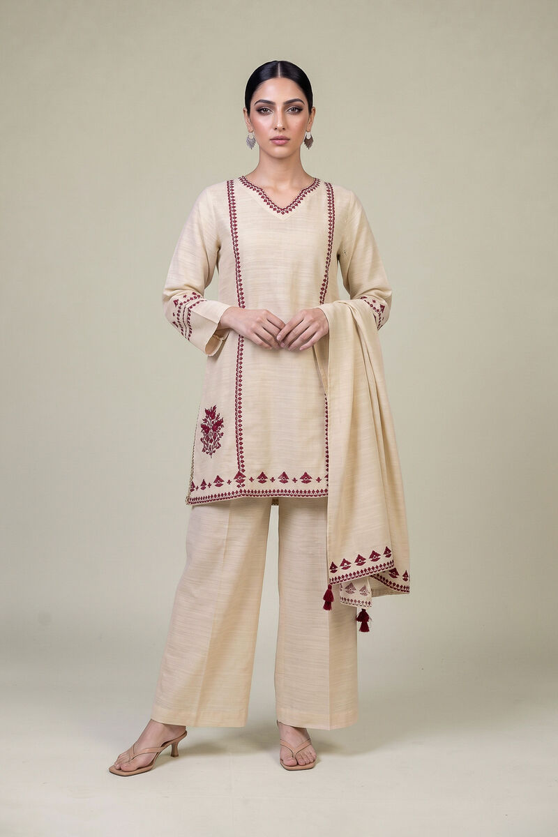 Embroidered | Light Khaddar | Solid Khaddar Pants | USD 30.00