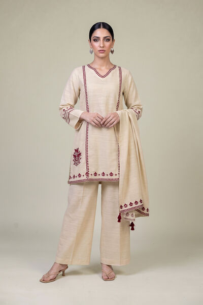 Embroidered | Light Khaddar | Solid Khaddar Pants | USD 30.00