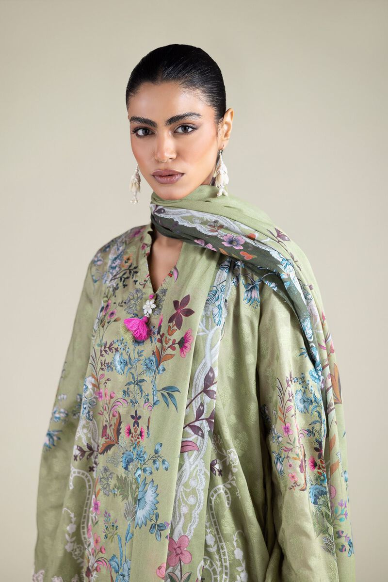 Embroidered | Broshia | Floral Tailored 3-Piece | USD 75.00