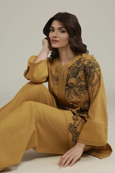 Embroidered | Heavy Textured Cotton | Kurta | USD 30.00