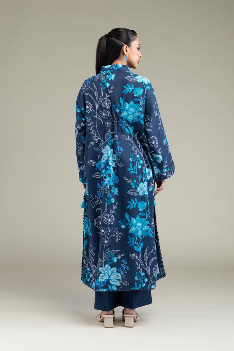 Printed | Cotton Dobby | Floral Longline Kurta | USD 35.00