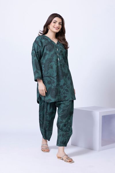 Printed | Ripple Crinkle | Pants | USD 18.00