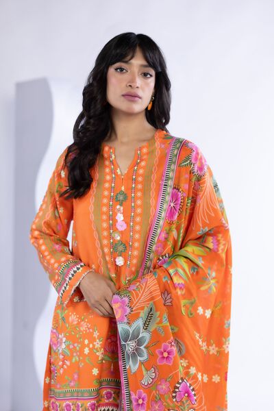 Printed | Light Thai Silk | Dupatta | USD 28.00