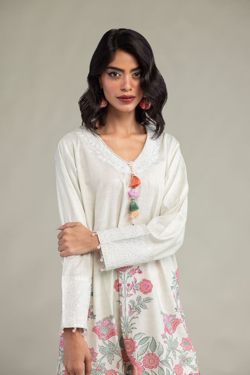 Embroidered | Raw Silk | Kurta | USD 60.00