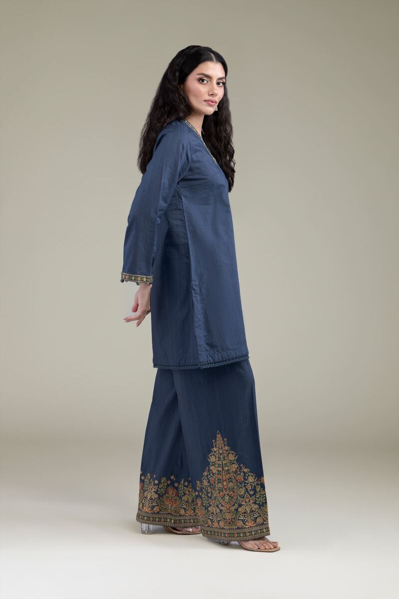Embroidered | Cotton Dobby | Cotton Dobby Pants | USD 45.00