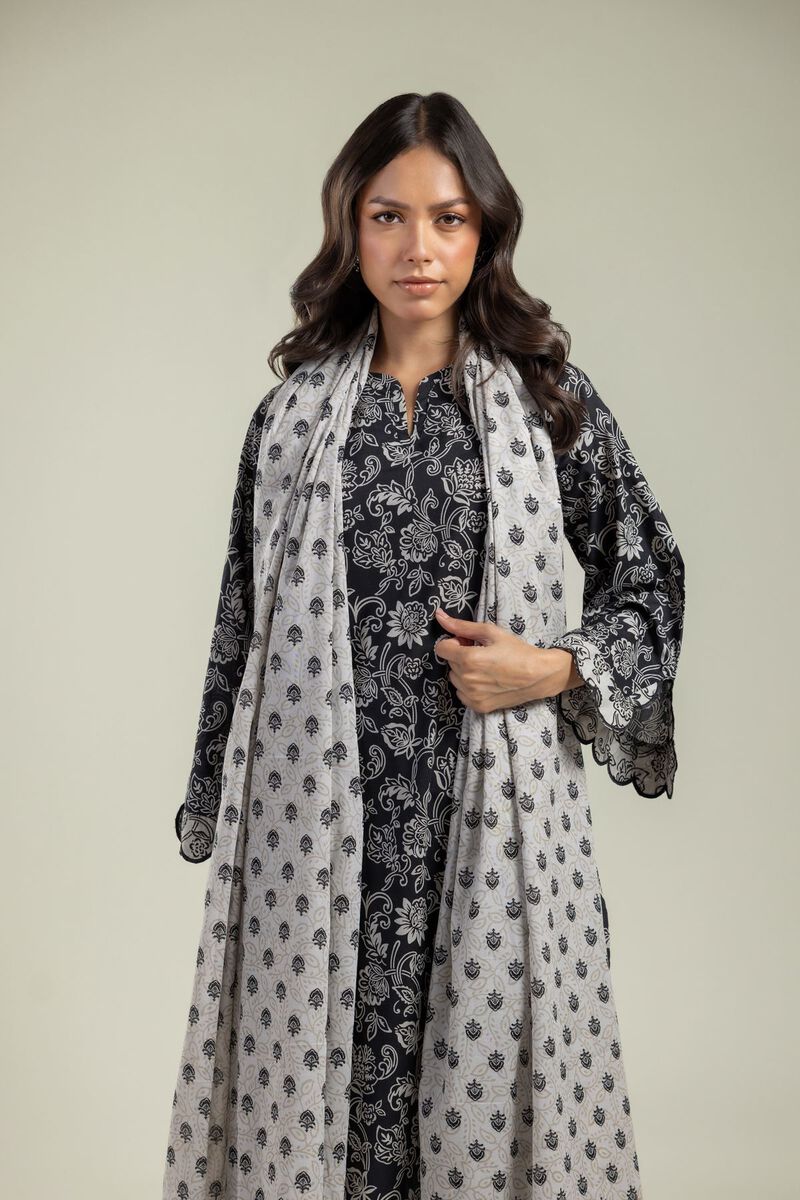 Printed | Lawn | Off-White Lawn Dupatta | USD 25.00