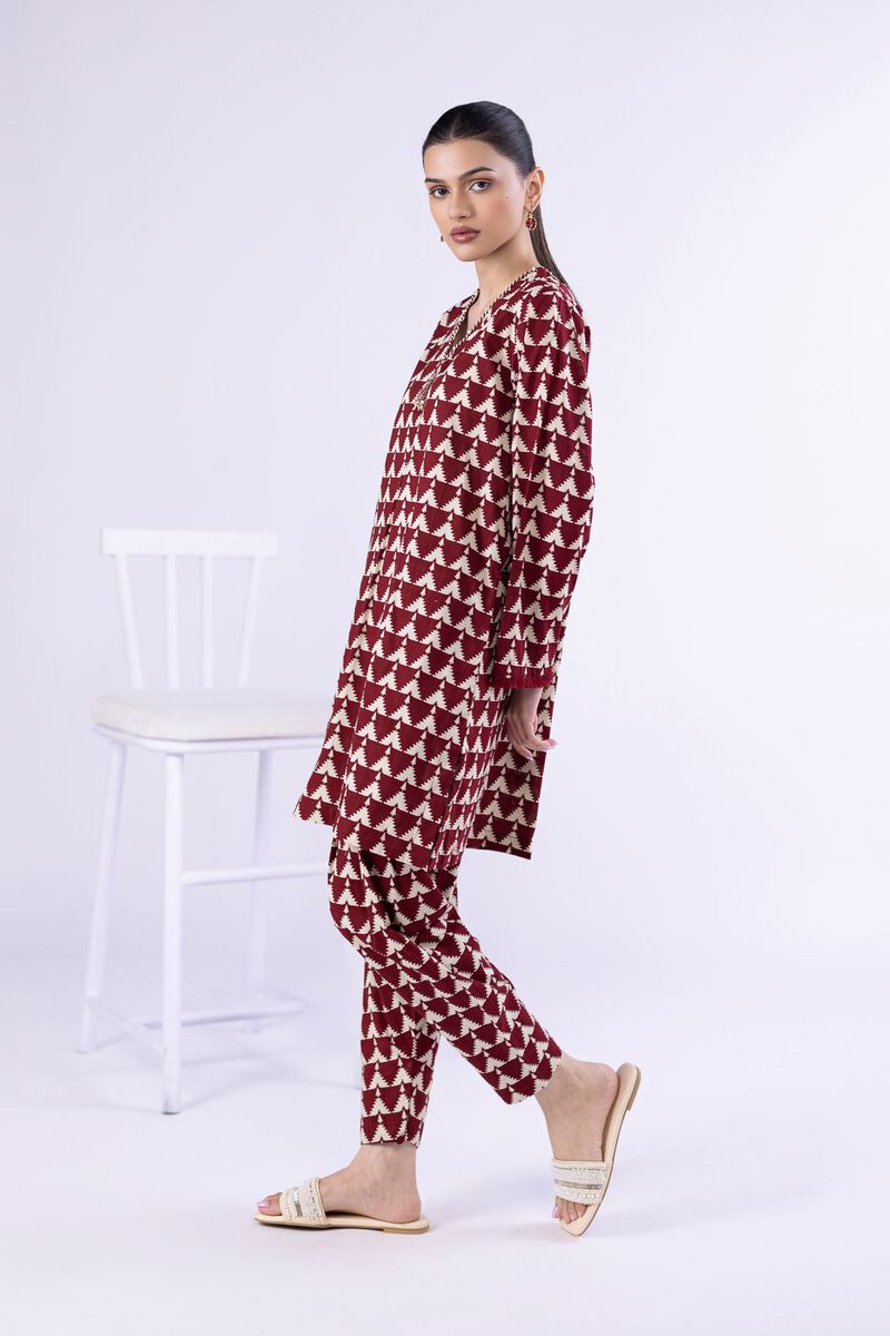 Printed | Crosshatch Poplin | Pants | USD 4.50