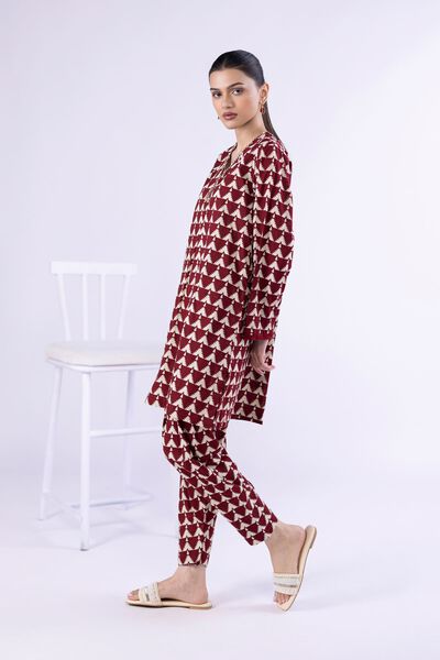 Printed | Crosshatch Poplin | Pants | USD 15.00