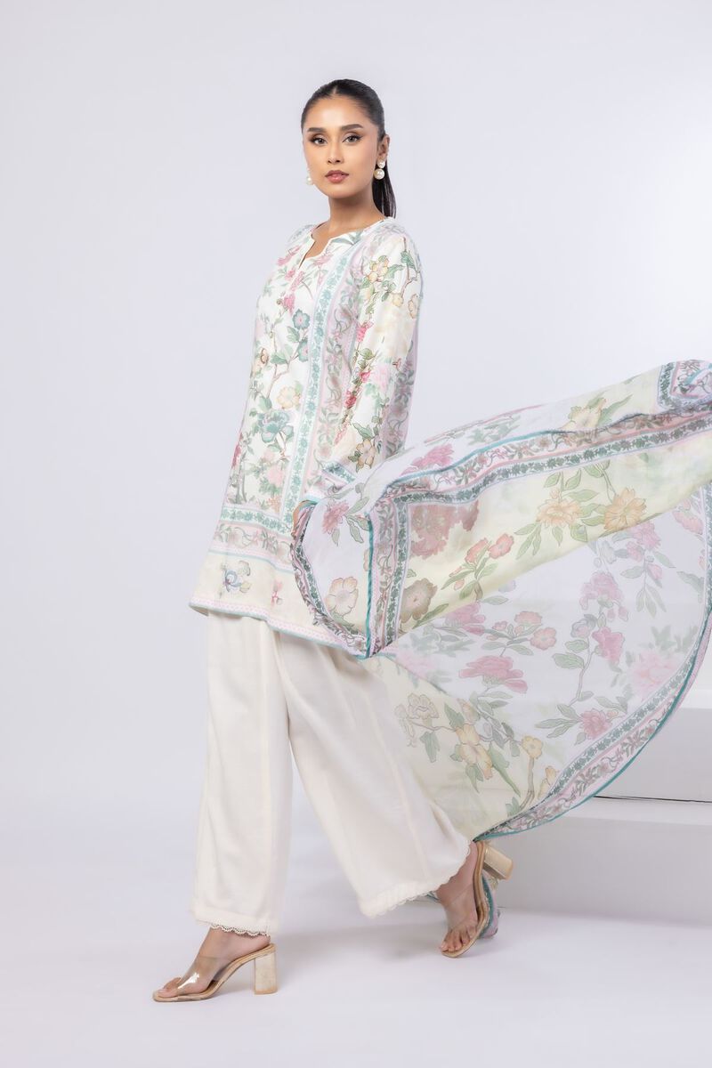 Printed | Polyester Crinkle Chiffon | Dupatta | USD 18.00