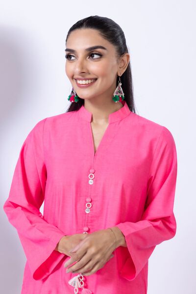 Dyed | Chambray | Kurta | USD 30.00