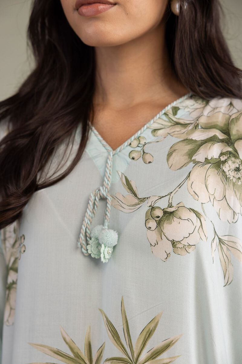 Printed | Viscose | Long Floral Kurta | USD 35.00