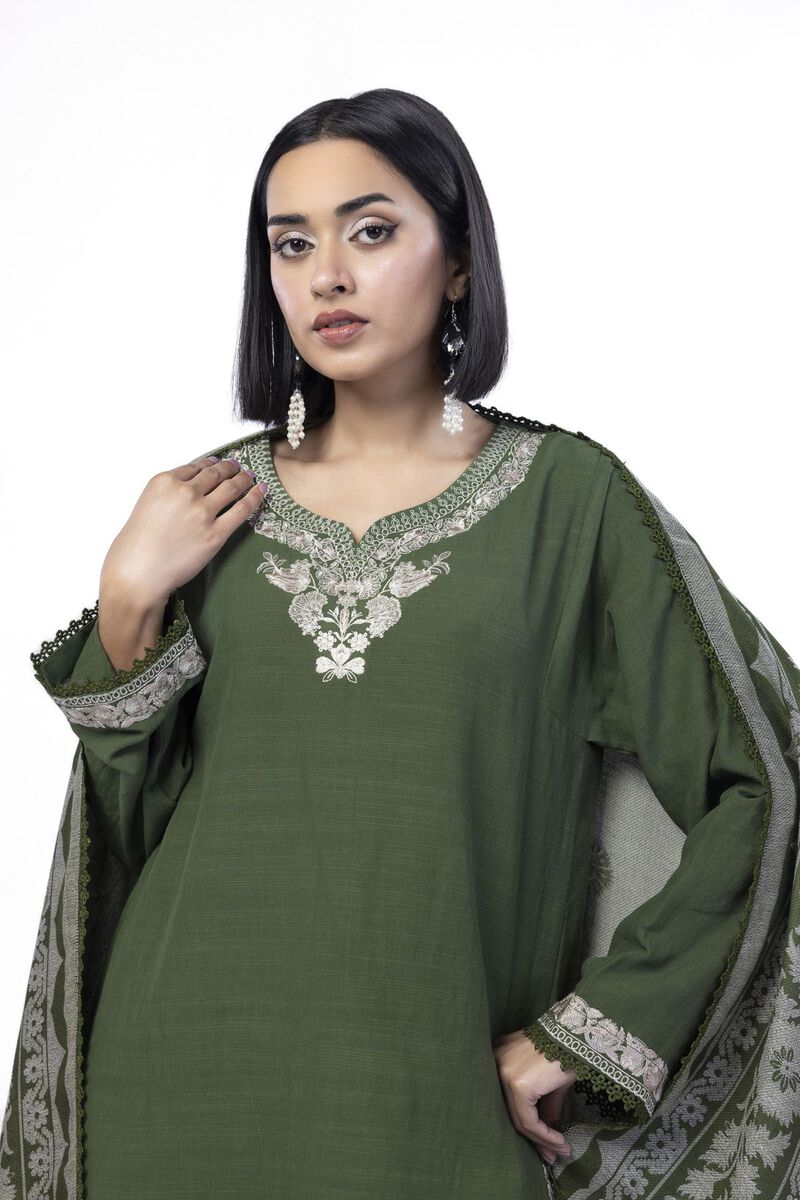 Embroidered | Khaddar | Tailored 3 Piece | USD 70.00