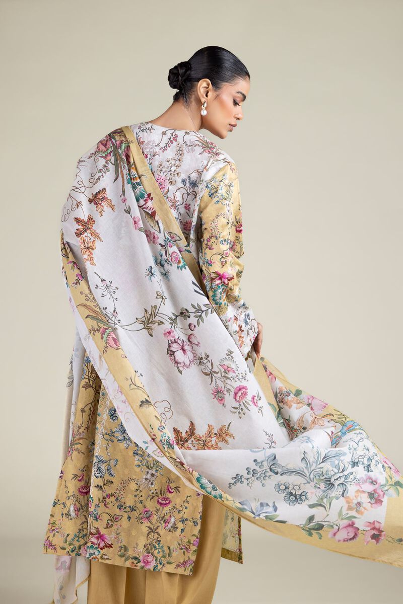 Embroidered | Broshia | Floral Tailored 3-Piece | USD 75.00