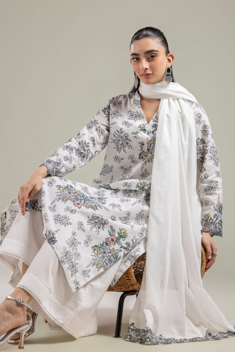 Embroidered | Lawn | Lawn Floral Dupatta | USD 30.00