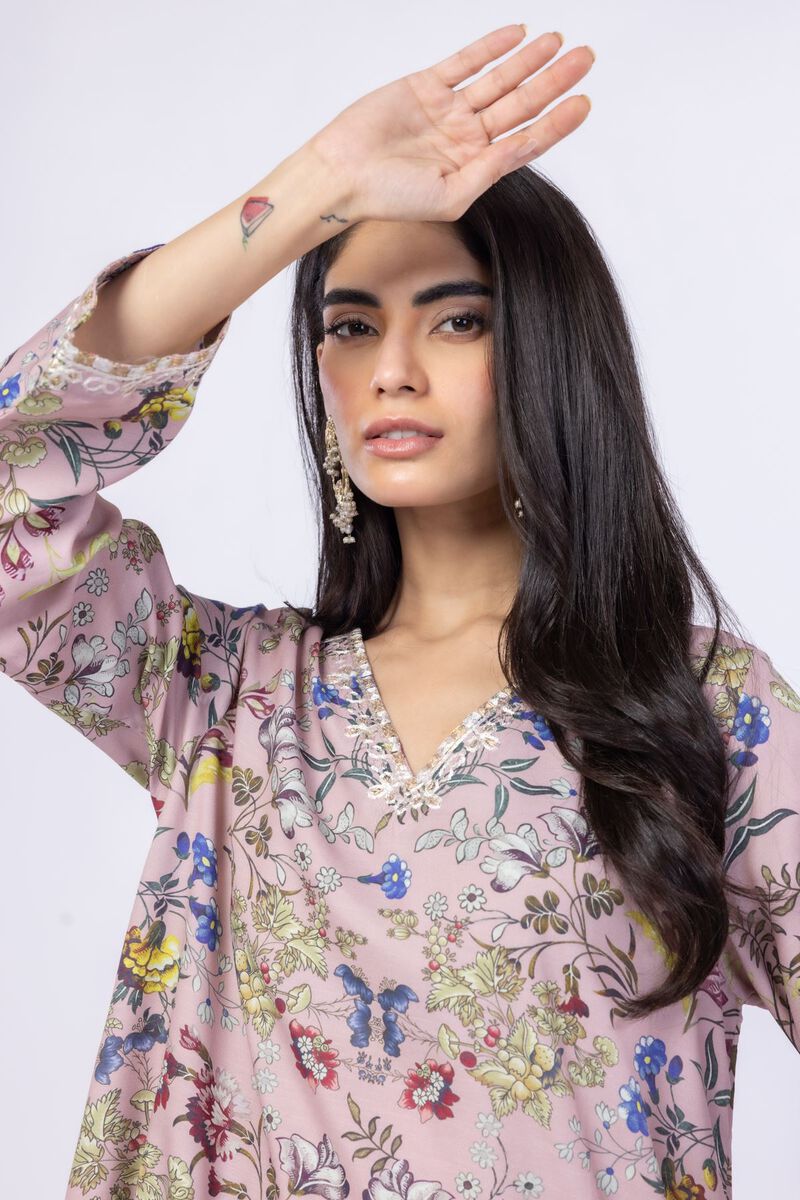 Embroidered | Russian Raw Silk | Kurta | USD 45.00