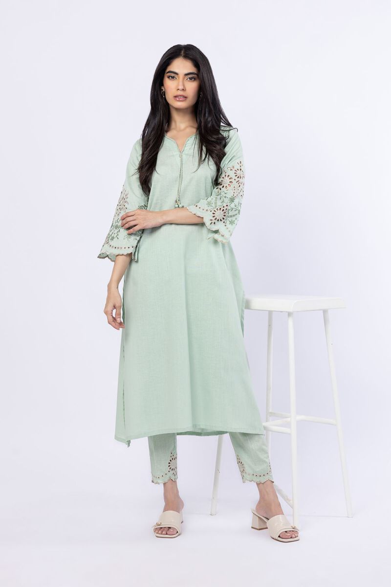 Embroidered | Linen Cotton | Pants | USD 9.00