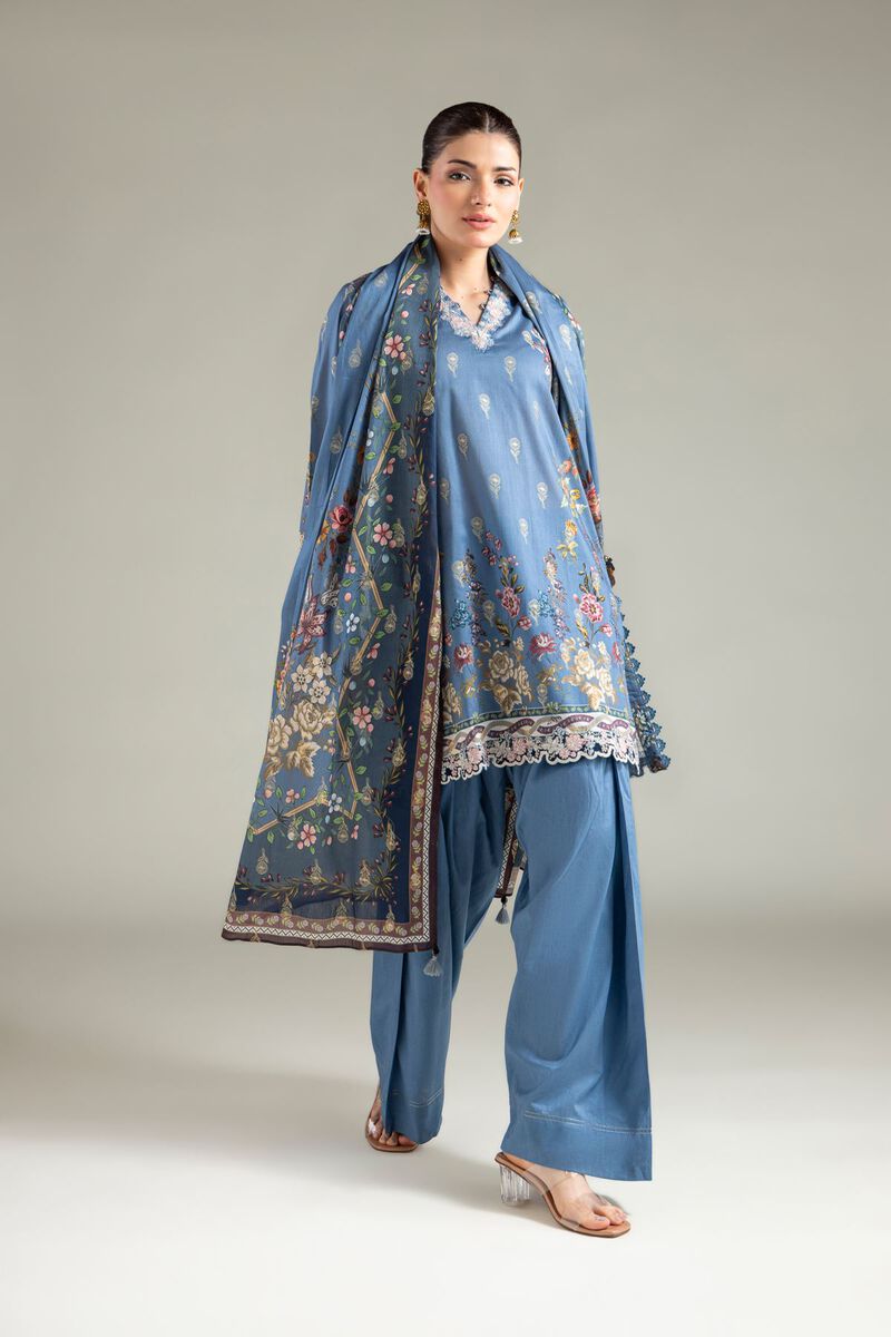 Embroidered | Jacquard | Tailored 3-Piece Set | USD 75.00