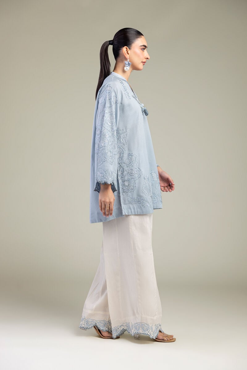 Embroidered | Raw Silk | Raw Silk Pants | USD 30.00