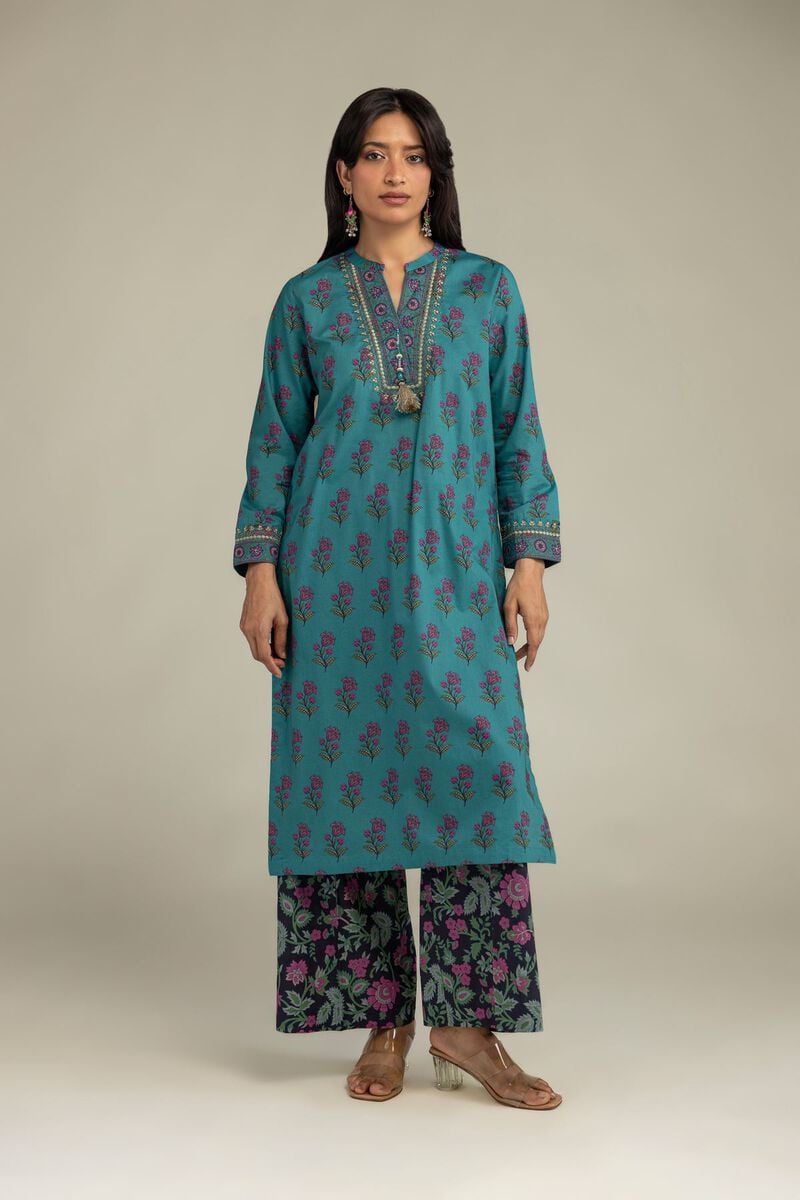 Embroidered | Cambric | Floral Cambric Kurta | USD 40.00