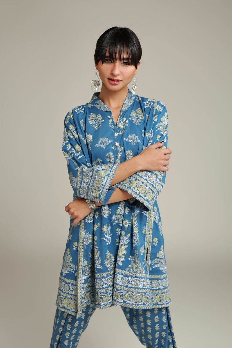 Printed | Cambric | Floral Cambric Kurta | USD 35.00