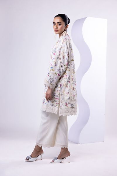 Embroidered | Russian Raw Silk | Pants | USD 25.00