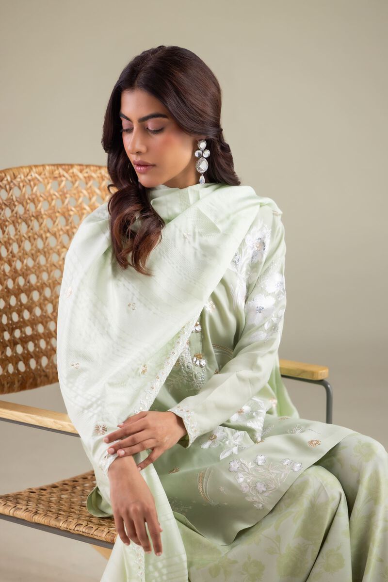 Embroidered | Polyester Silk | Dupatta | USD 40.00