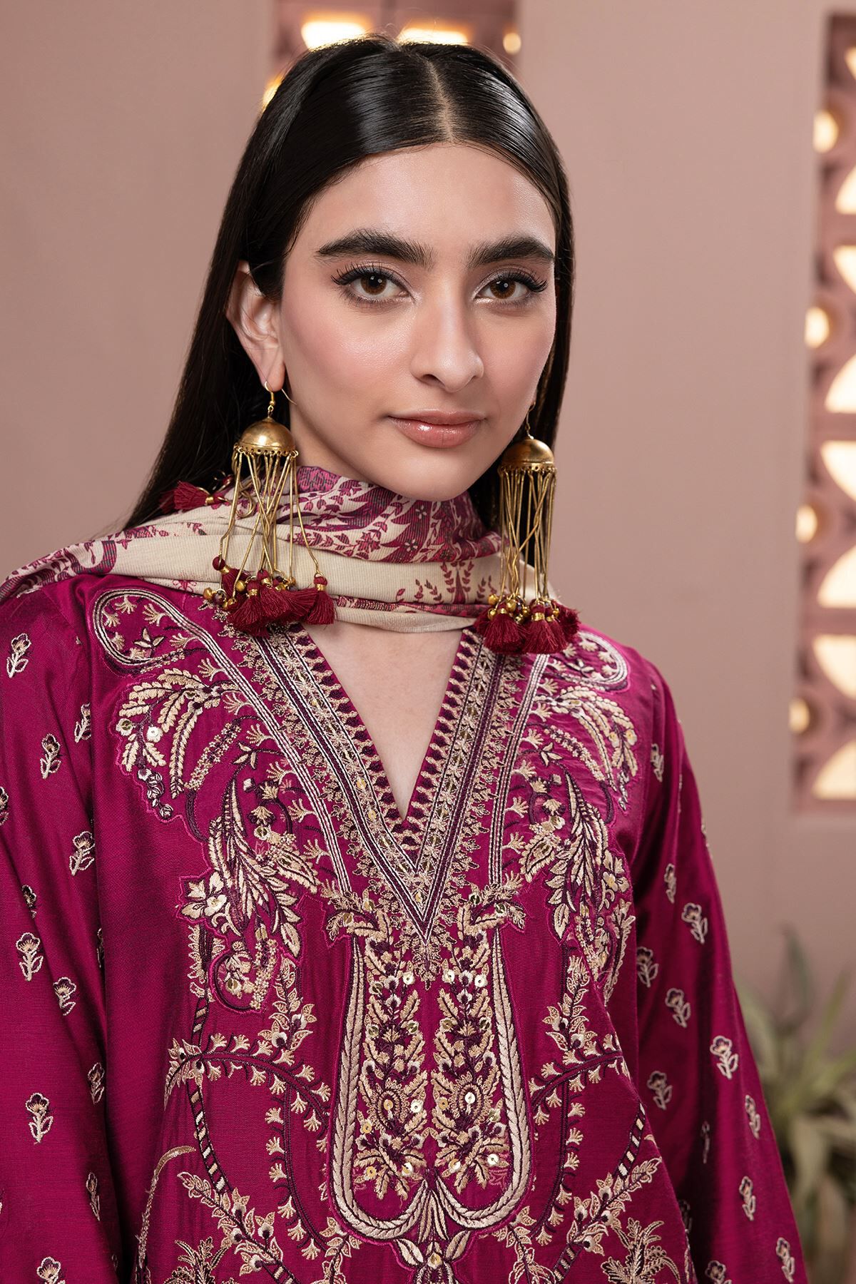 Buy Tailored 3 Piece | 0.0 N/A | BDS240409ST-VG_D-PINK | Khaadi United  States