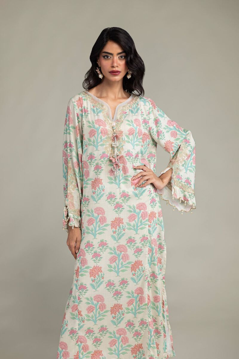Embroidered | Raw Silk | Kurta | USD 65.00