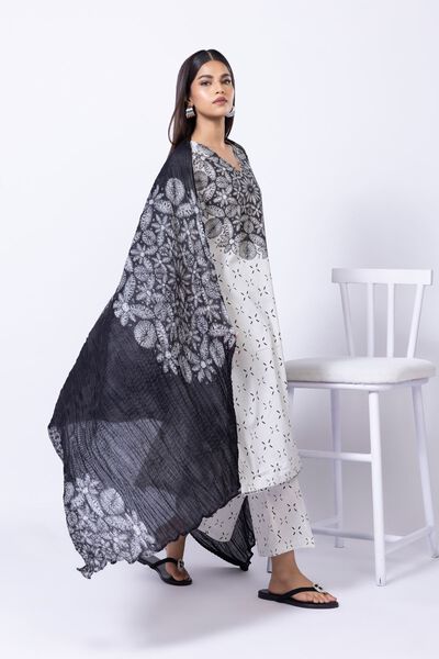 Printed | Voile | Dupatta | USD 20.00