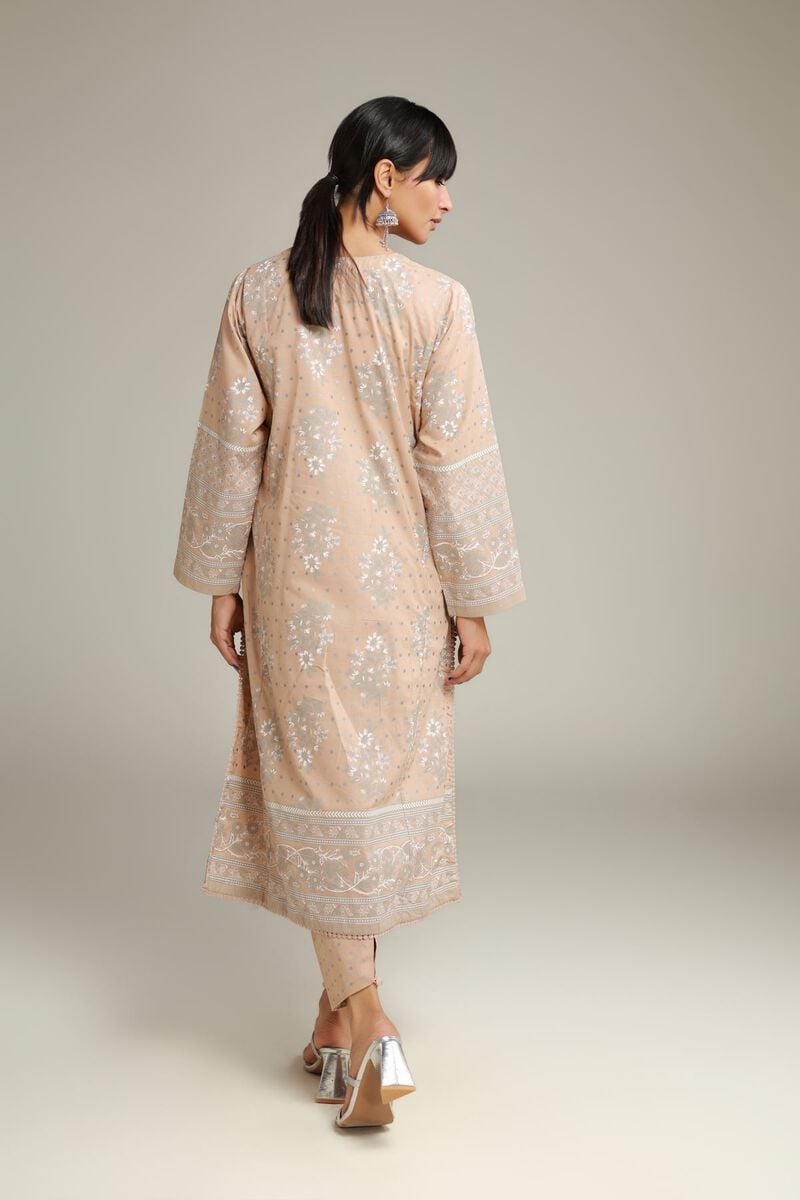 Printed | Cambric | Longline Cambric Kurta | USD 35.00