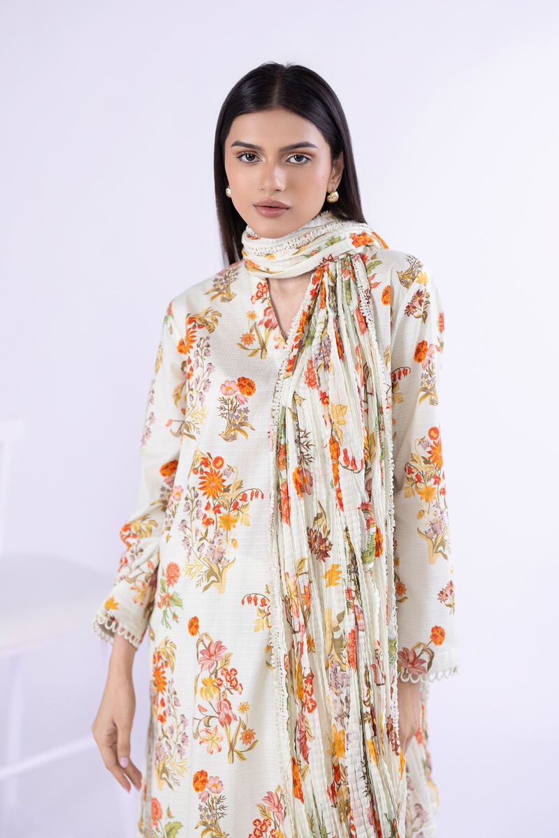 Printed | Voile | Dupatta | USD 15.00