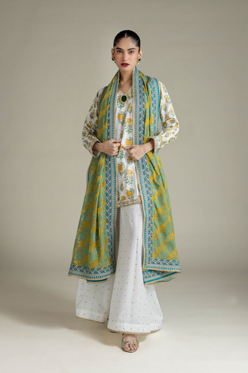 Embroidered | Raw Silk | Dupatta | USD 38.00