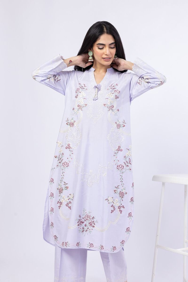 Embroidered | Raw Silk | Kurta | USD 25.00
