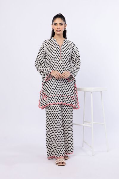 Embroidered | Cotton Dobby | Pants | USD 20.00