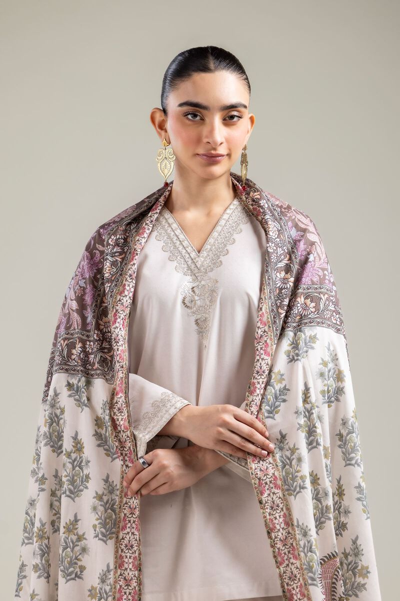 Embroidered | Lawn | Lawn Paisley Dupatta | USD 25.00