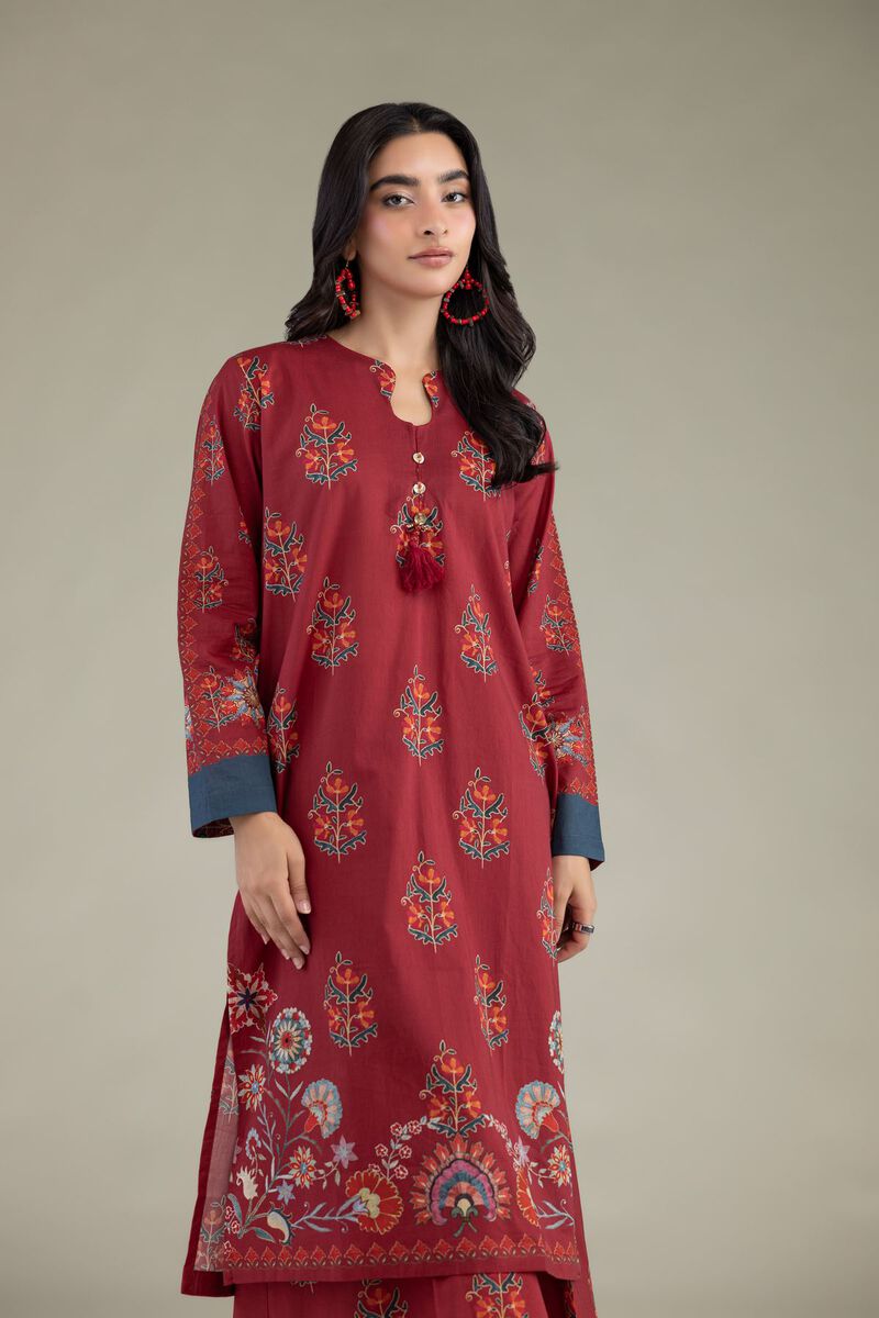 Printed | Cambric | Floral Cambric Kurta | USD 40.00