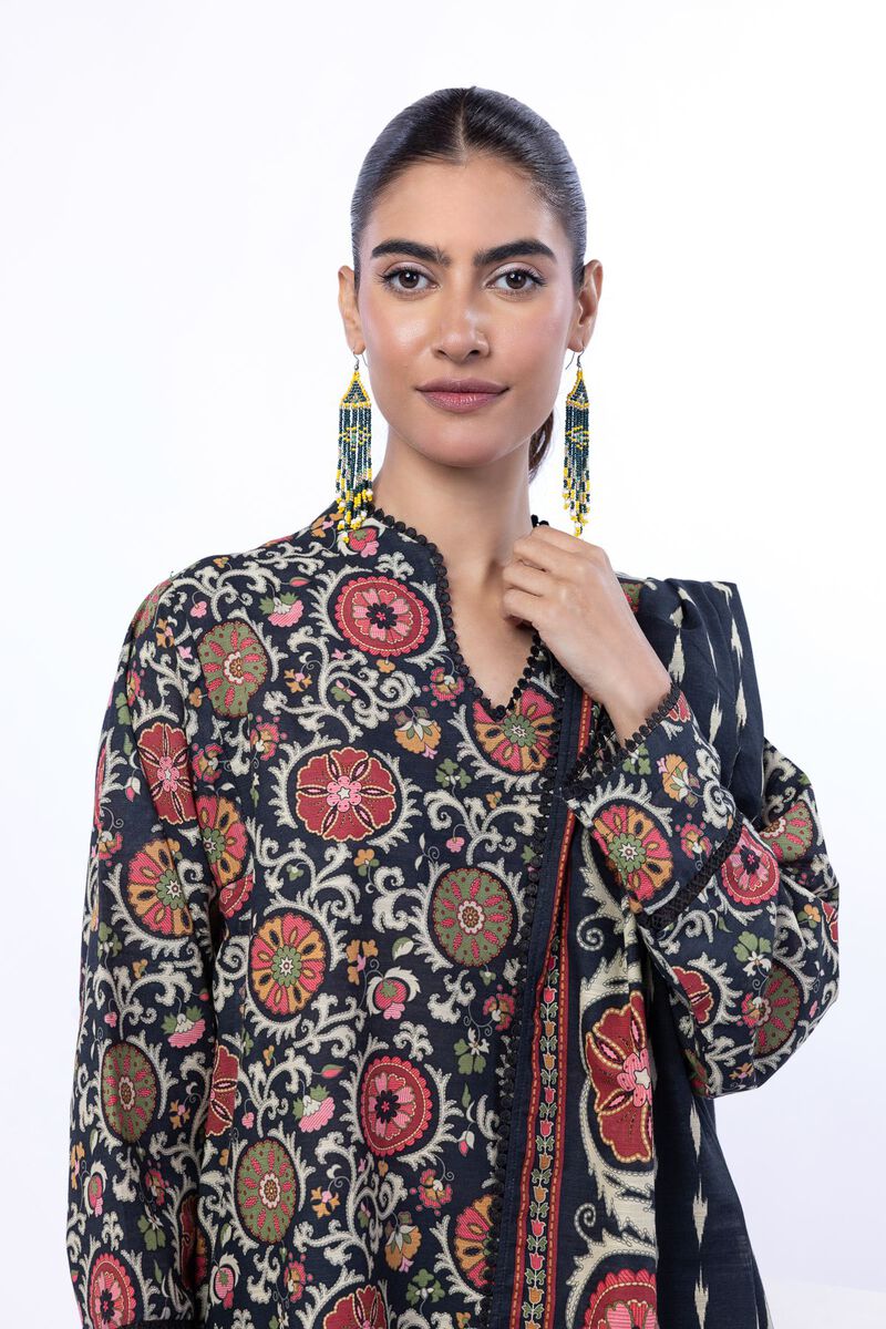 Printed | Light Khaddar | Tailored 3 Piece | USD 22.50